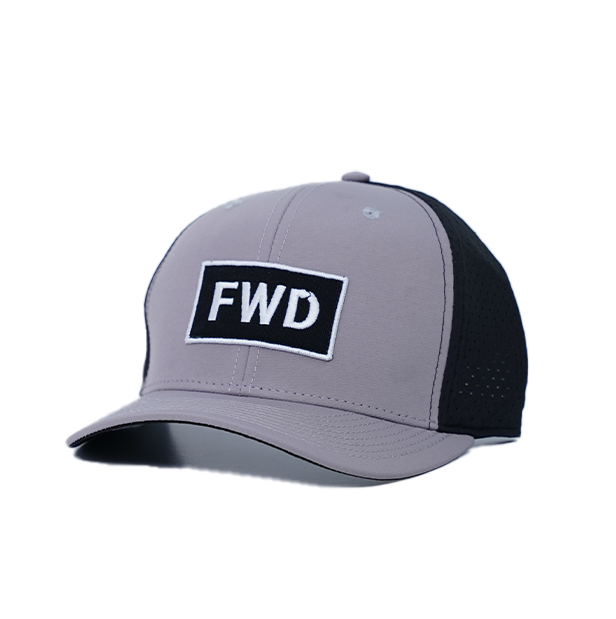 Grey and Black FWD Hat